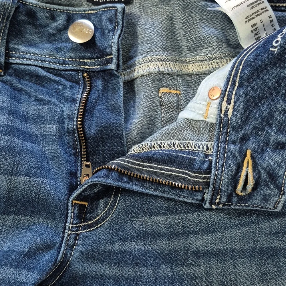 American Eagle Outfitters, Kick Boot, Womens Boot Cut Jeans, Size 8 Long. - Picture 11 of 14